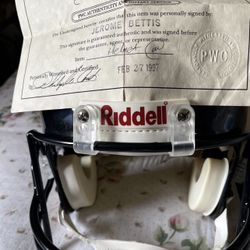 Autograph Jerome Bettis Helmet