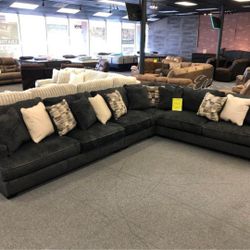 Lavernett 3 Piece Sectional $10 Down Payment And Financing Available