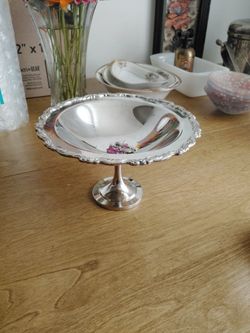Vintage silver plated bowl