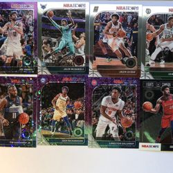NBA Hoops Premium Stock Card Lot Has Rookies