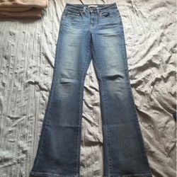Levi 725 medium wash boot jeans - 28x32