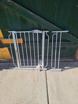 Crib, safety gates, strollers