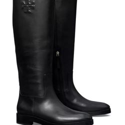 New Authentic Tory Burch Long Boots Size 7.5 New No Box