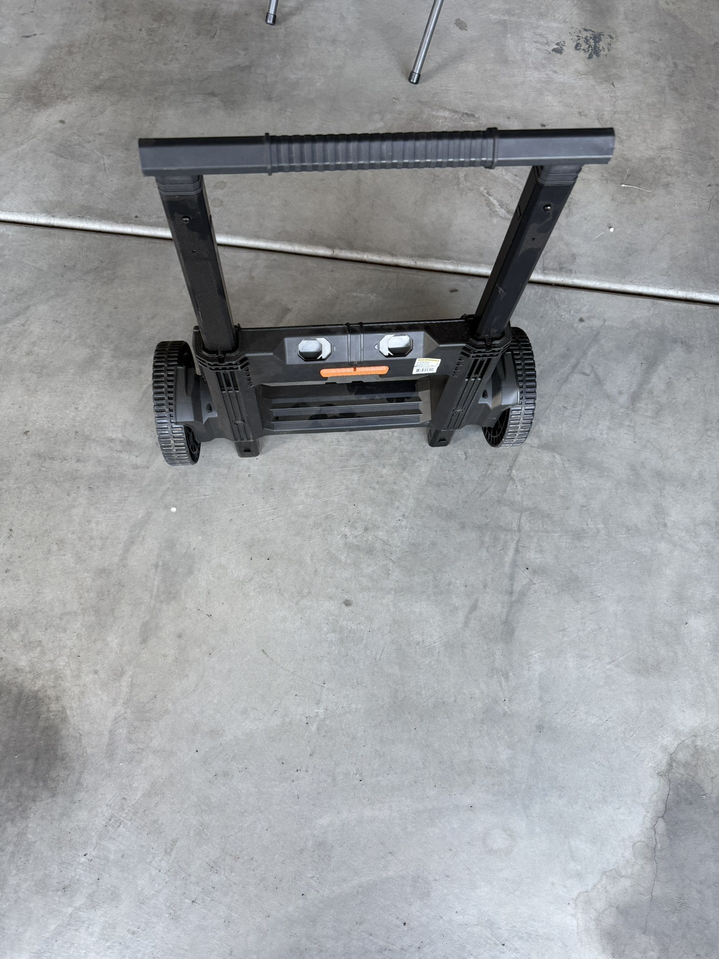 Pro Gear System Gen 2.0 Durable All Terrain Rolling Tool Box Attachment With 9 in. Heavy Duty Wheels