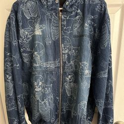 Derschutze Best Friends Denim Zip Up 