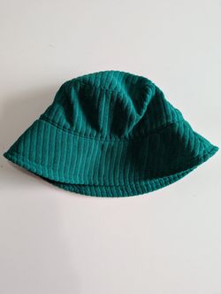 Green Corduroy Bucket Hat