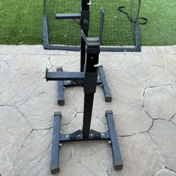 Adjusting Barbell Stands 