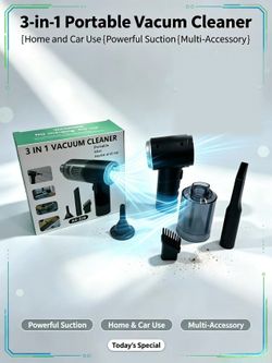 3-in-1 Portable Vacuum Cleaner