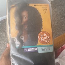 Curls And Kinks Half Wig