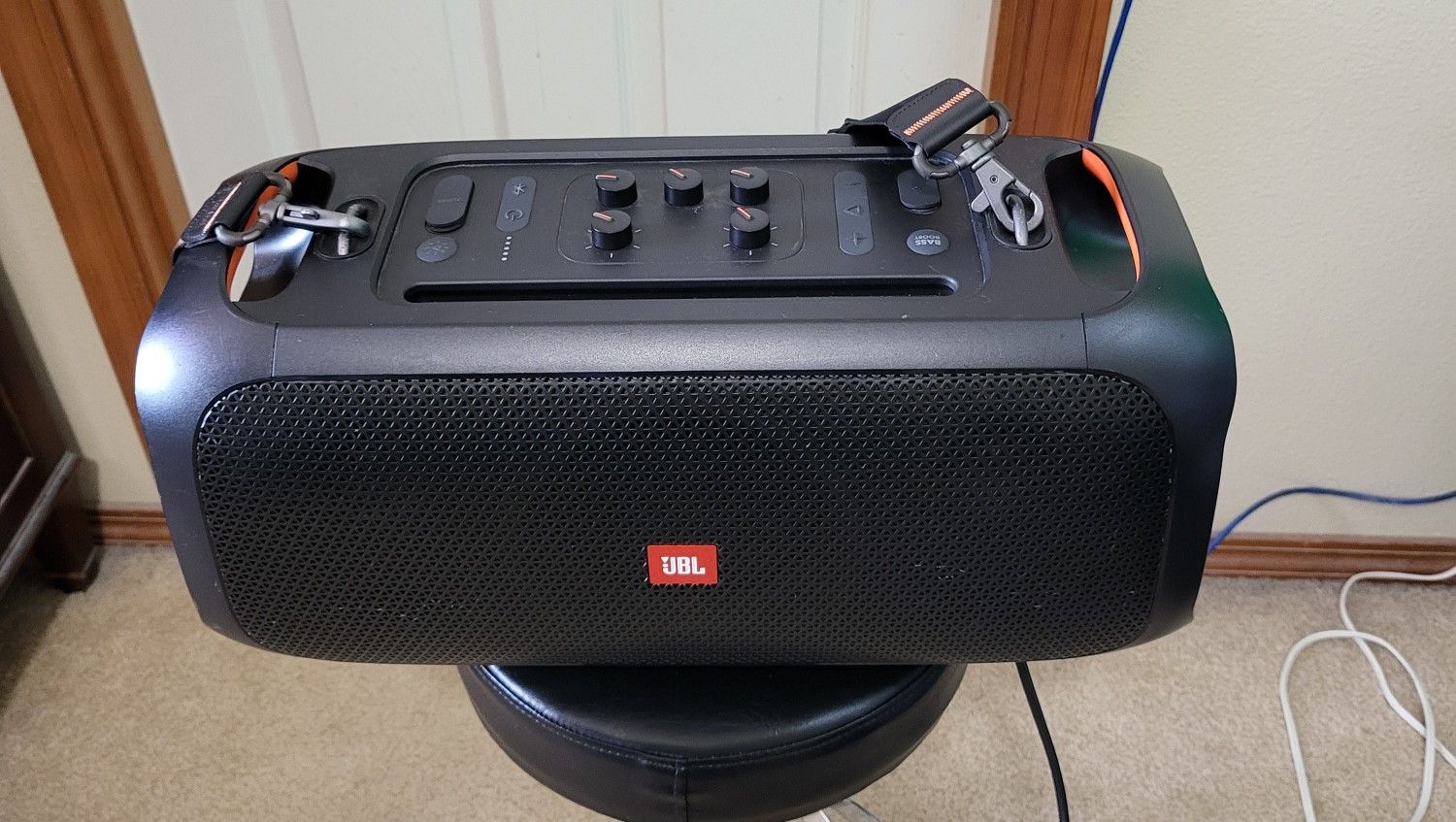 JBL Party Box On The Go Speaker And JBL Wireless Microphone