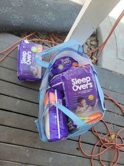 Size 12 XL sleep diapers | 60 - 125 lbs