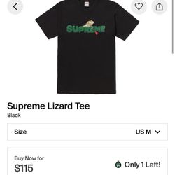 Supreme Bubble Letter T Shirt Size Medium 