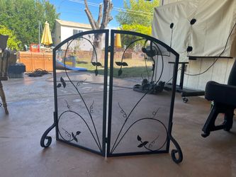 Fireplace screen