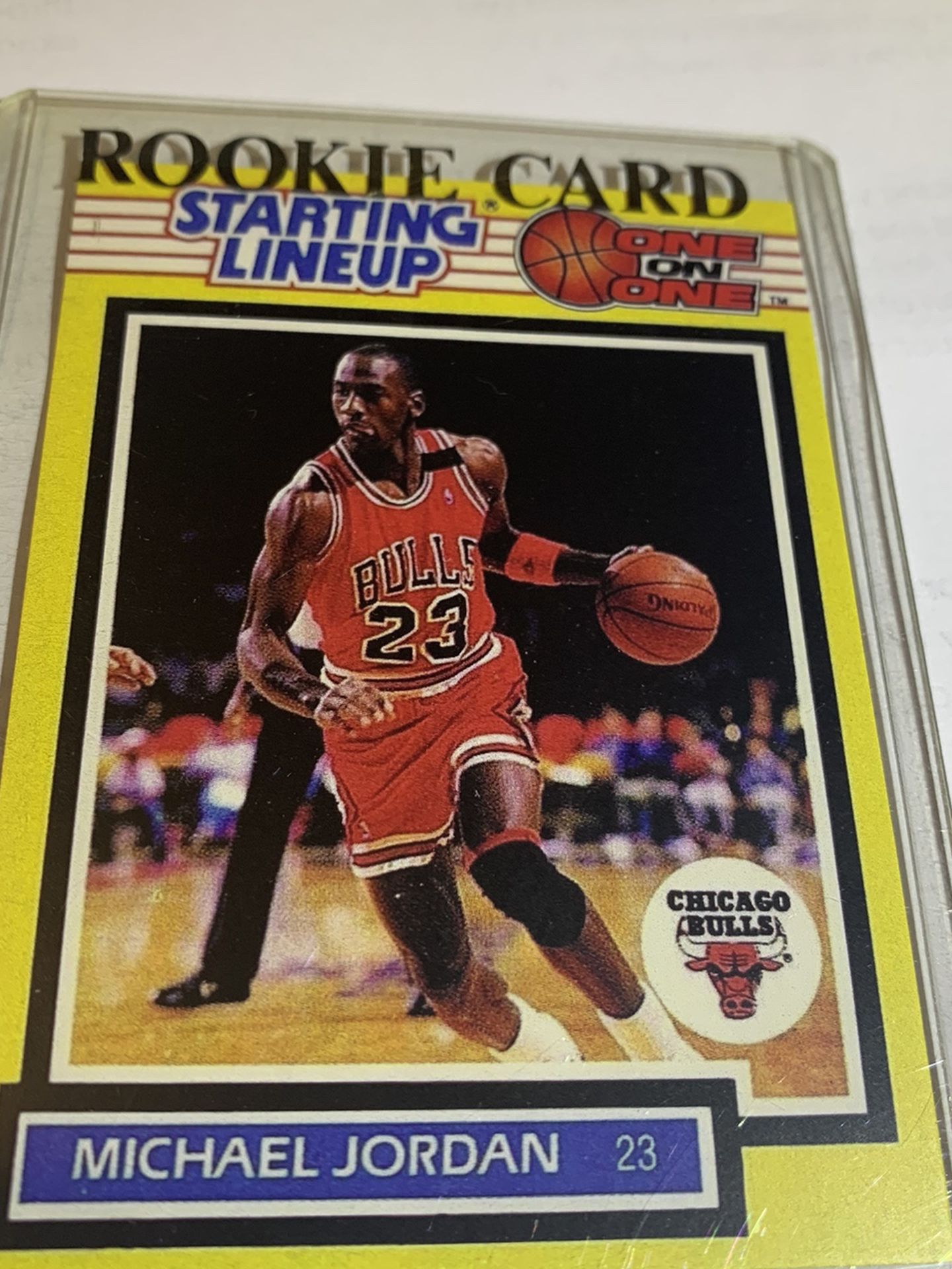 Michael Jordan Starting Lineup Card 1989.