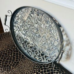 Large Metal Decor Tray