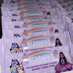 Custom Hersheys bars