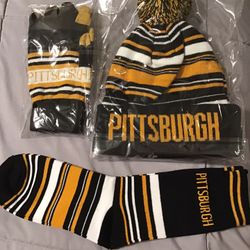 Pittsburg Beanie, Gloves And Socks