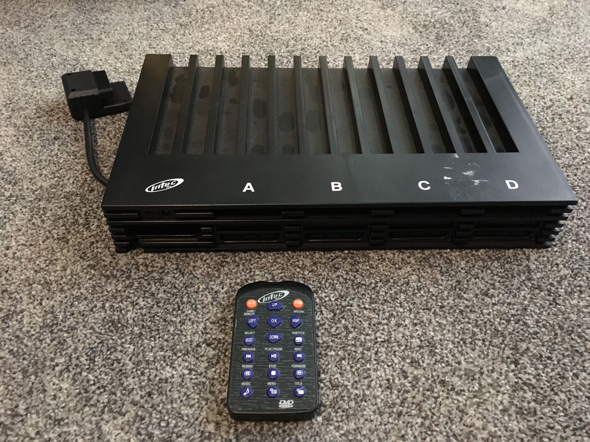 Intec PS2 DVD Remote Controller Memory Card Rare 4 Player Multitap Playstation 2