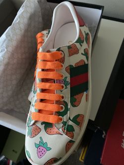 Gucci Strawberry Sneakers size 8 women