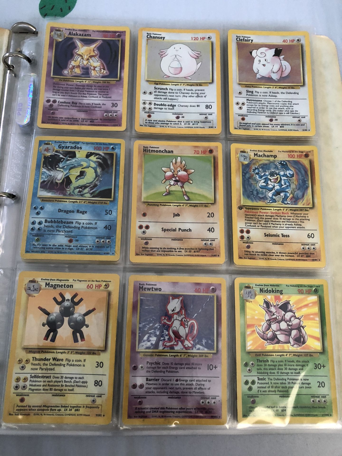 Original base vintage pokemon collection