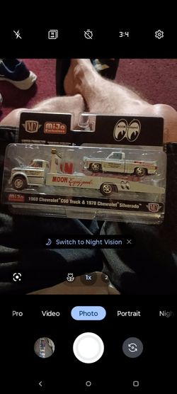 M2 machine trucks trailer moon eyes with truck on top $300