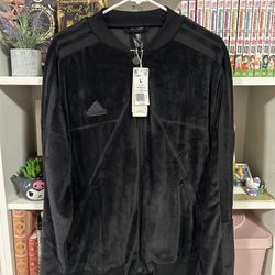 Men's Tiro Full-Zip Velvet Bomber Jacket!