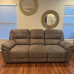Love Seat And Sofa Gray 