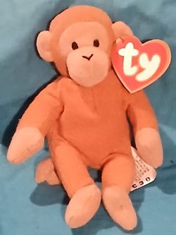 Used 1993 McDonald's TY Beanie Baby Bongo the Monkey.