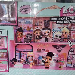 LOL Surprise 3-in-1 Mini Shops Playset with Exclusive Collectible Doll & Display Case Holds 36 Dolls