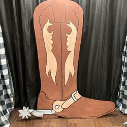 Cowboy Boot Back Drop