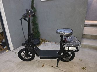 Electric Scooter With Seat