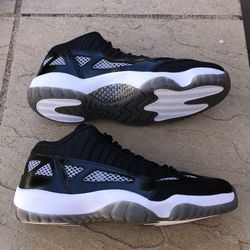 New Nike Air Jordan 11 Retro Low IE Black White Men’s 16
