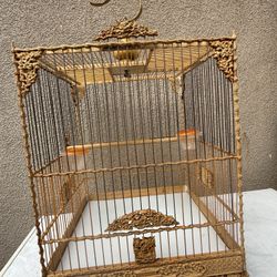 bamboo bird cage