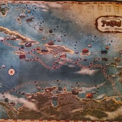 Pirate Board Game Map