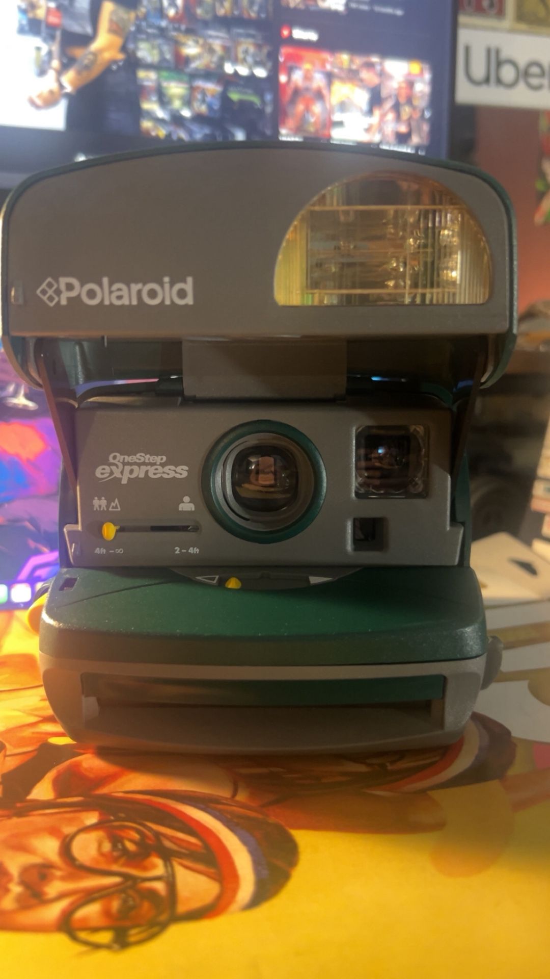 POLAROID ONE STEP EXPRESS GREEN VERSION