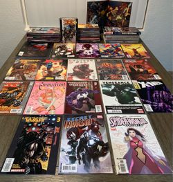 Marvel Comic Book Liquidation Lot - 107 Issues + 35 FREE Bonus Books!