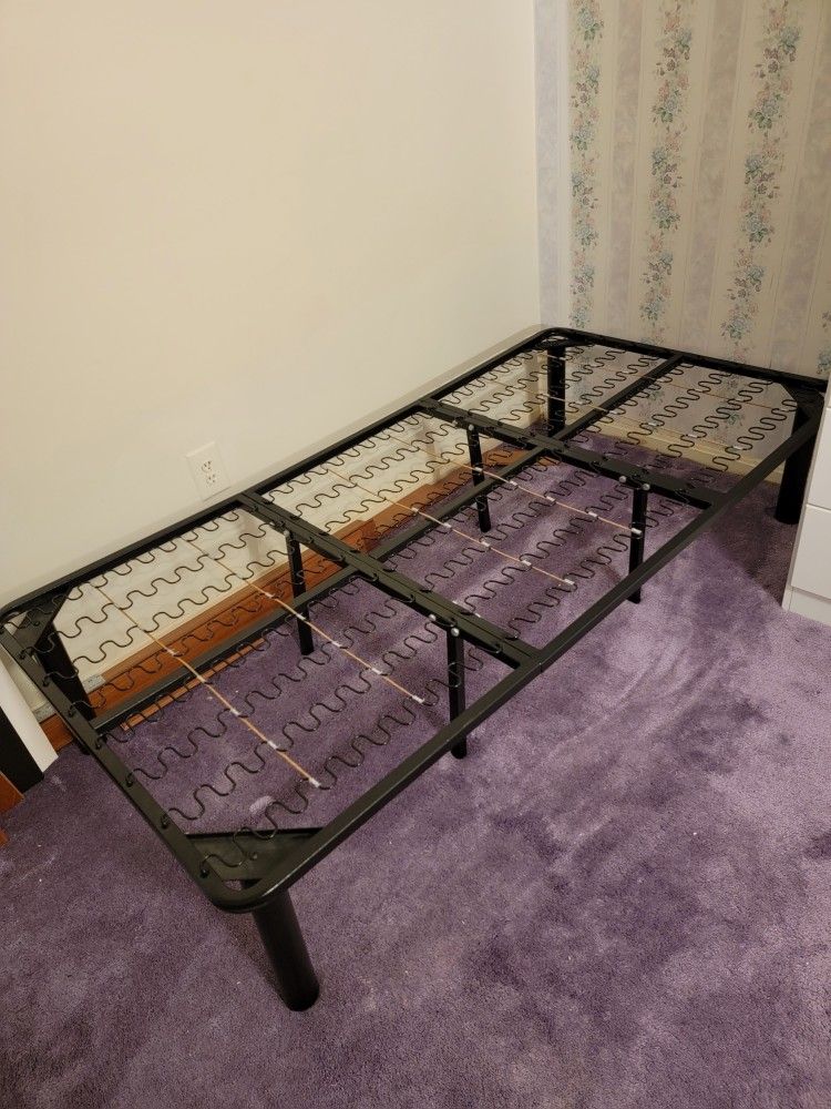 Twin Size Metal bed frame.