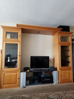 Entertainment center oversized