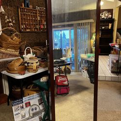 Over The Door Jewelry Box And Mirror 