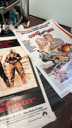 Original posters from the theater