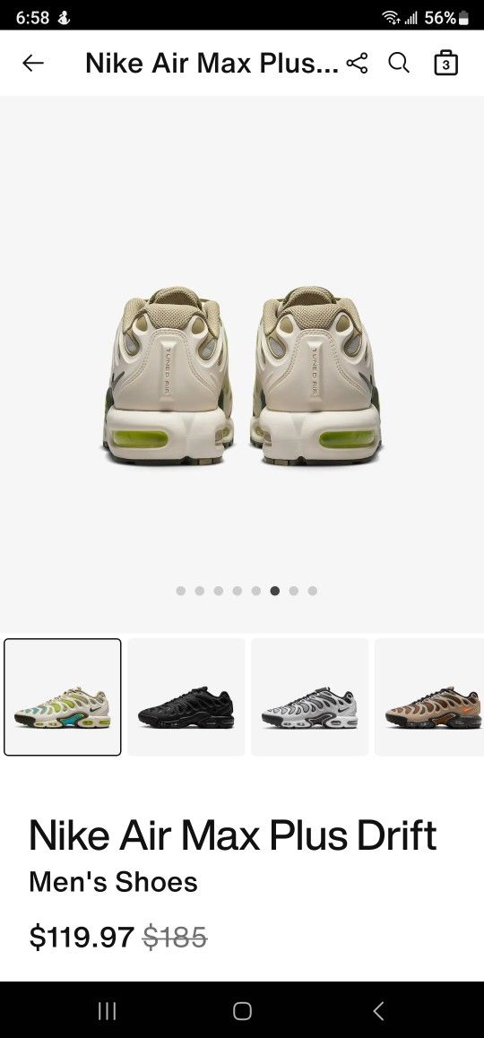 Brand New Nike Air Max Plus Drift Size 11.5 $95 Pickup In Oakdale