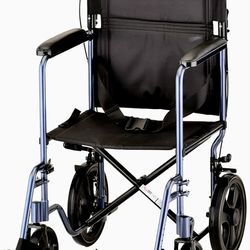 NOVA Lightweight Transport Wheelchair – Foldable – All-Terrain Wheels
