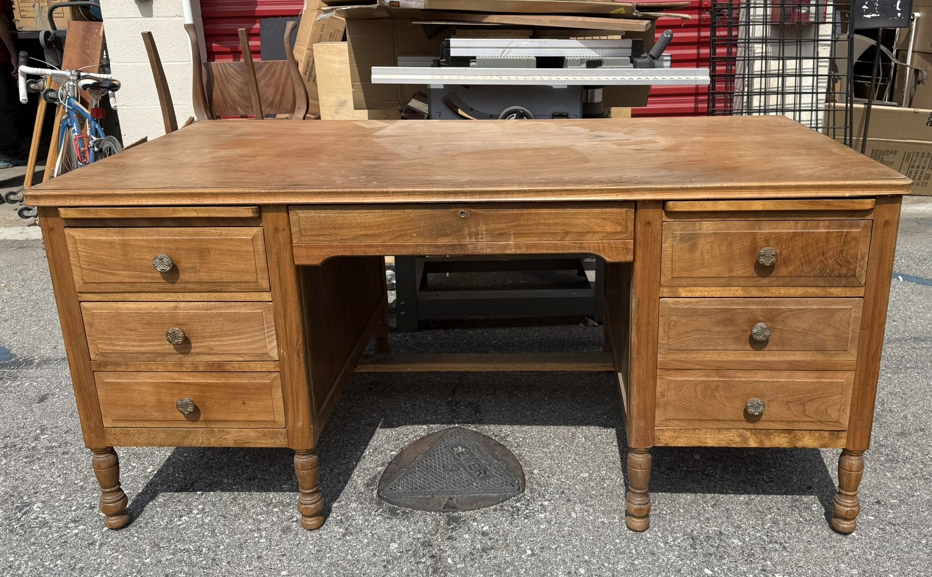 Antique / Vintage Desk (1940s) - Alaskan Trading Company