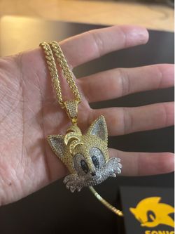 Tails Gold Necklace from Sonic the Hedgehog by Sega