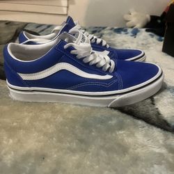 Blue Vans 