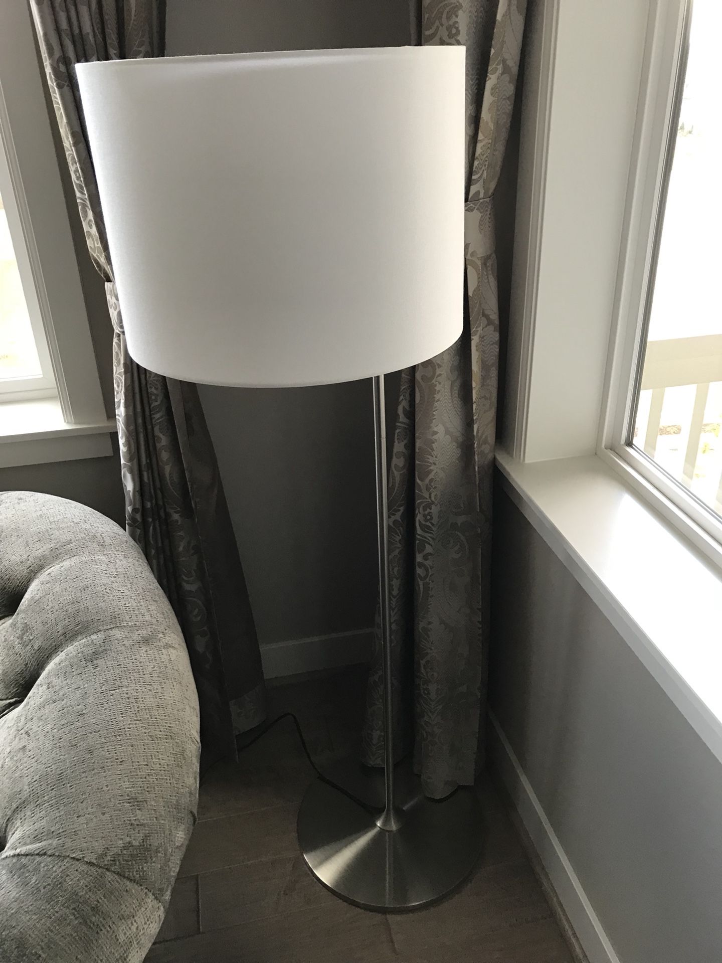 Ikea Stockholm Floor lamp with white shade - $55 ($129 new)