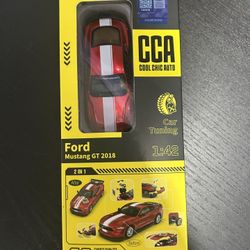 2018 Ford Mustang GT Toy Car Model Kit 1:42 Diecast Red Cool Chic Auto New