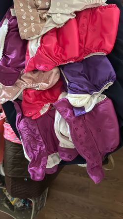 Cloth diapers girl