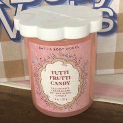 Easter Tutti Frutti Candy Single Wick Candle. Bath And Body Works