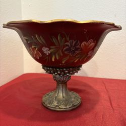 Floral tier Bowl Decorative Accents - Home Decor - Simi Valley